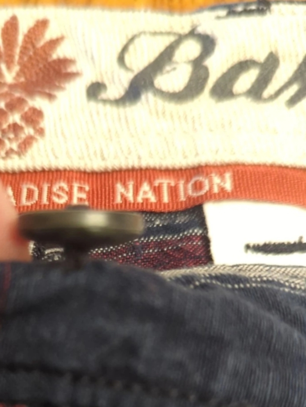 Tommy Bahama Linen/Cotton Shorts  Blue, Red White Plaid- Paradise Nation Size 34 - Picture 5 of 10